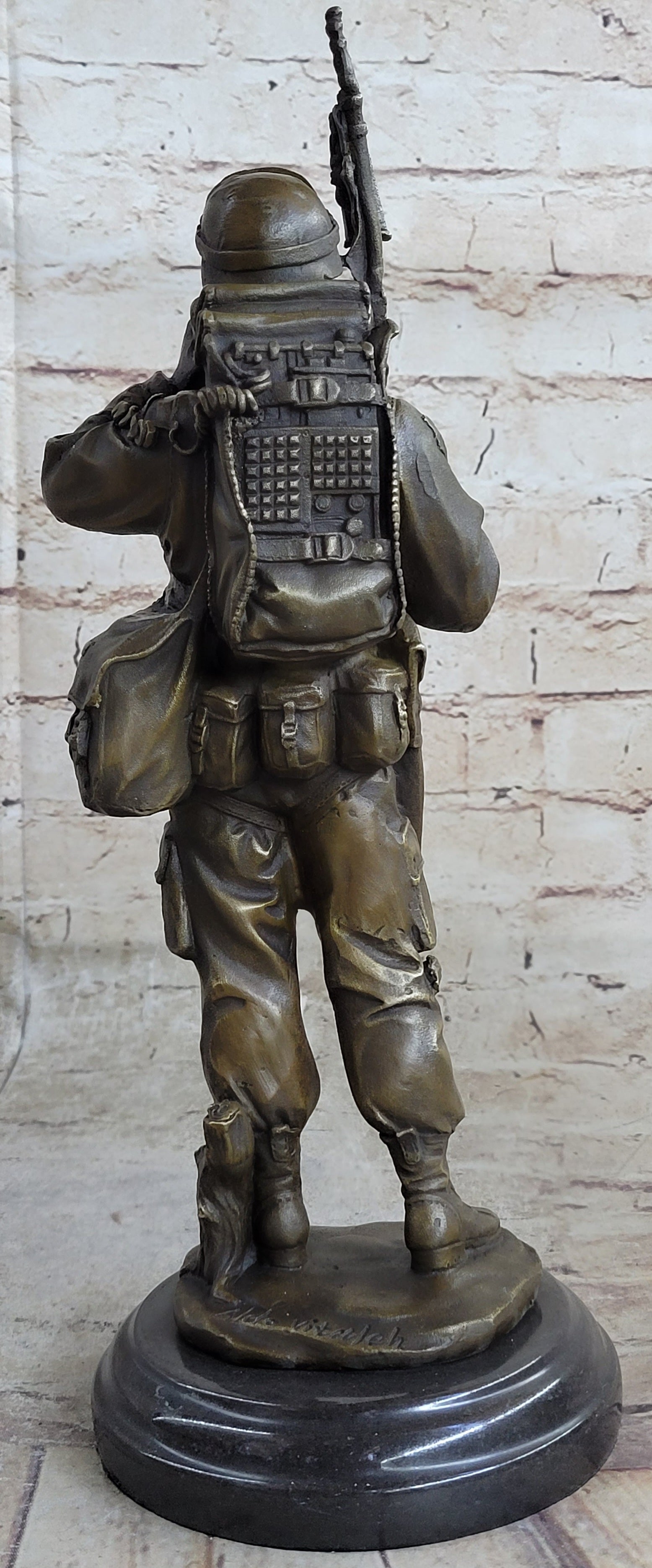 Bronze Unknown Soldier WW2 Staten Island NY War Memorial