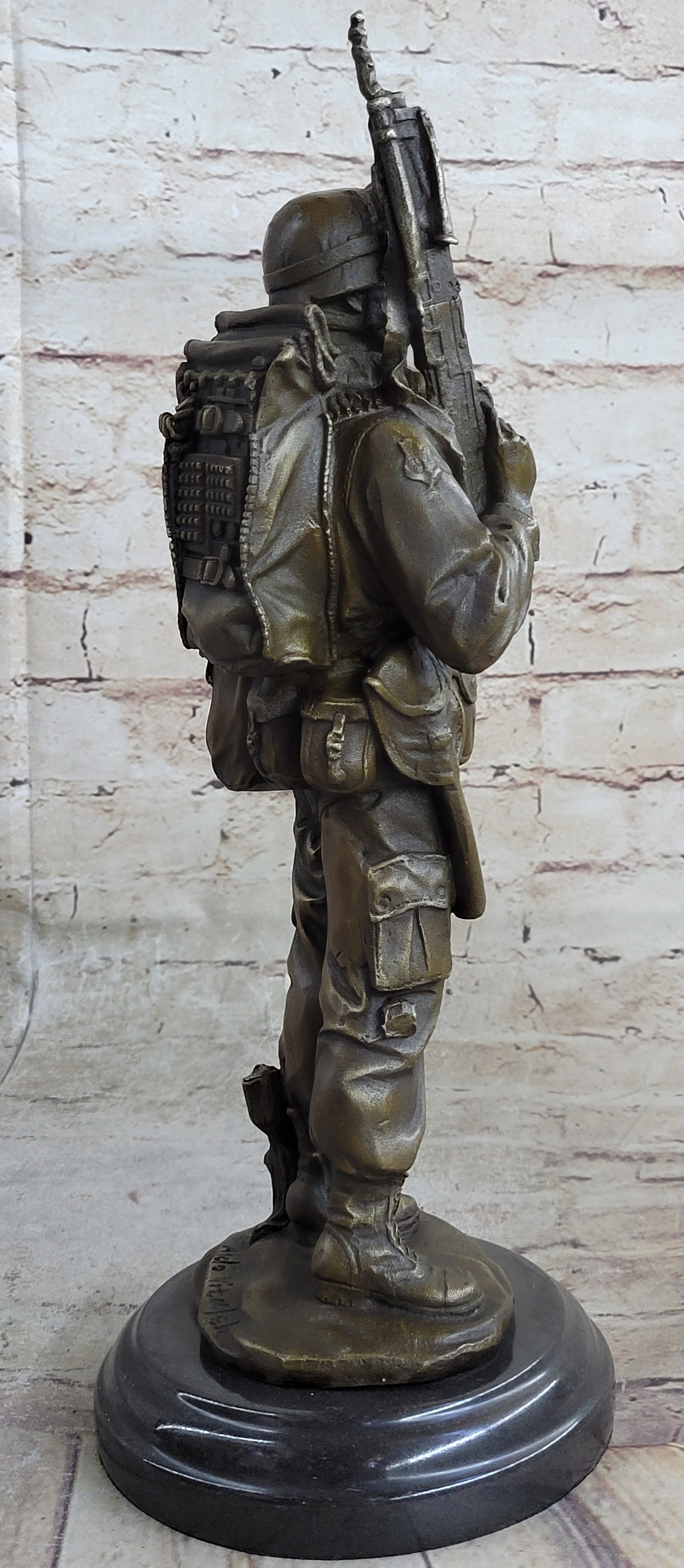 Bronze Unknown Soldier WW2 Staten Island NY War Memorial