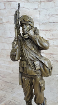 Bronze Unknown Soldier WW2 Staten Island NY War Memorial