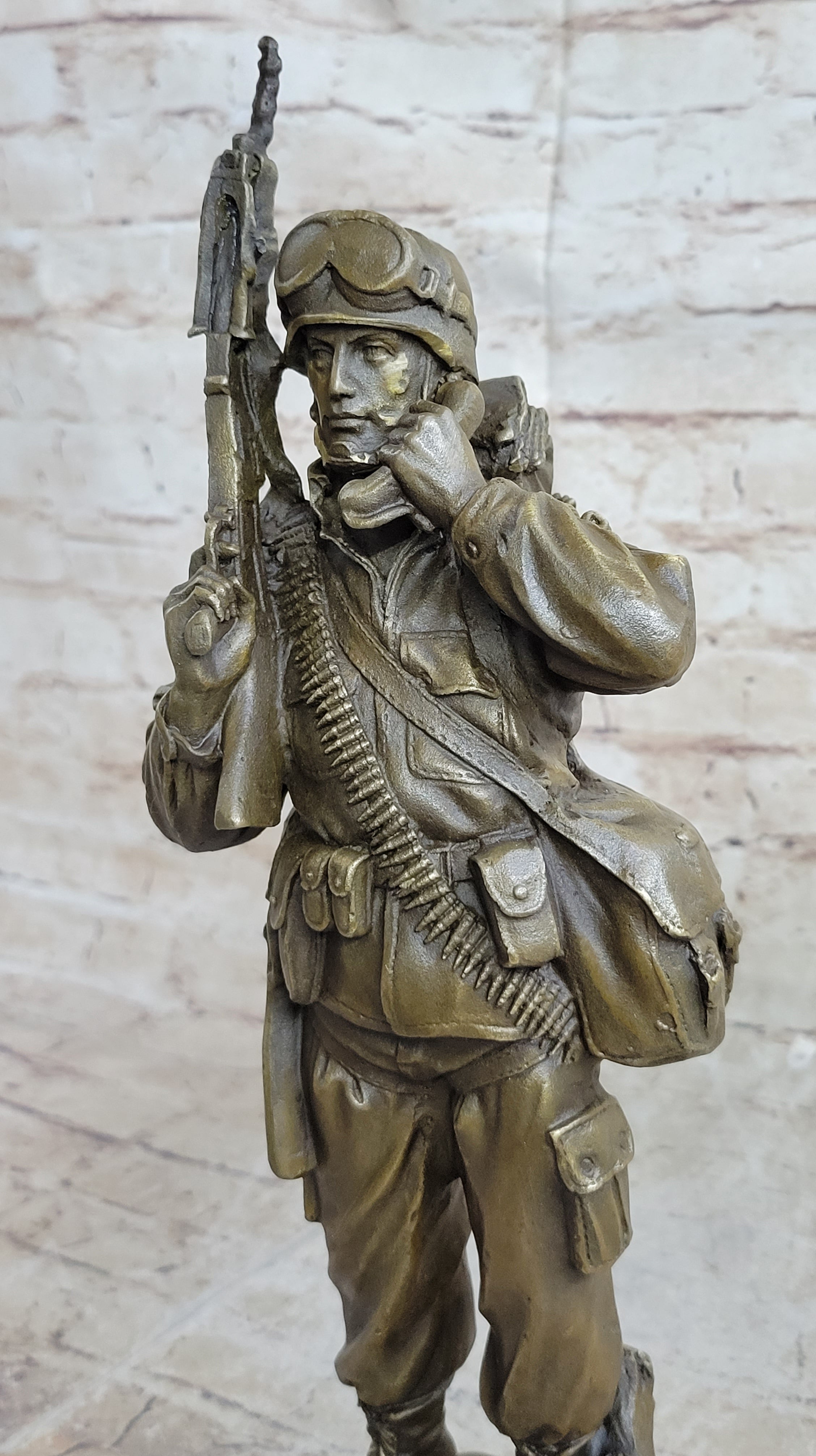 Bronze Unknown Soldier WW2 Staten Island NY War Memorial