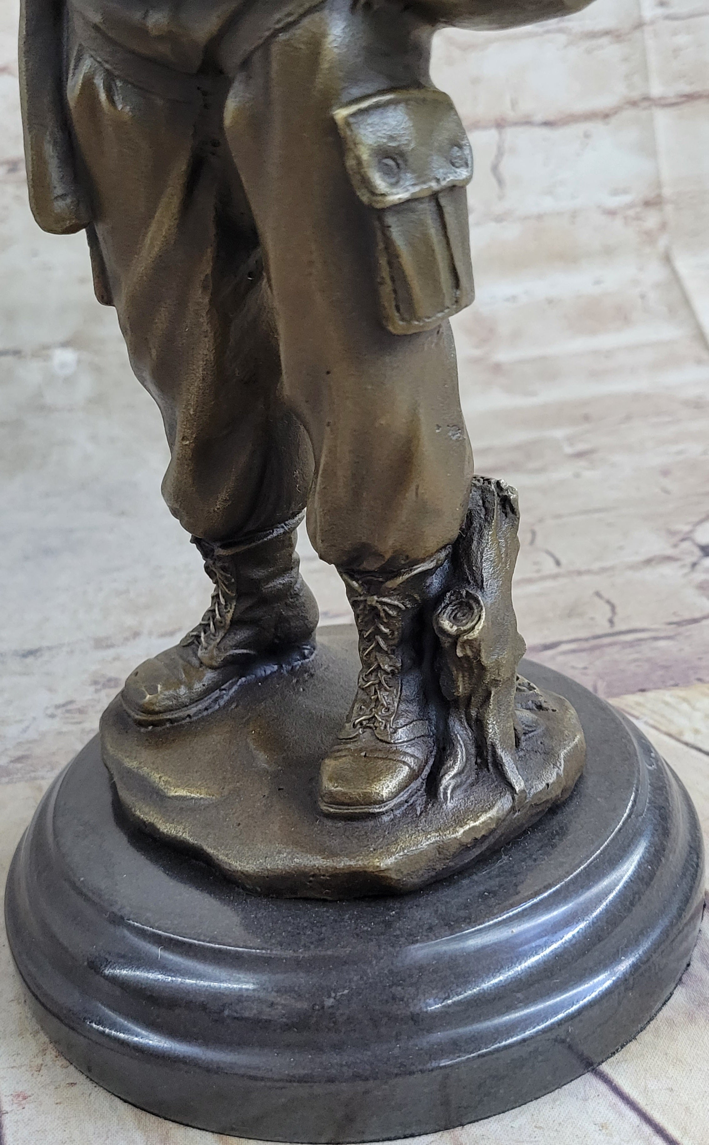 Bronze Unknown Soldier WW2 Staten Island NY War Memorial