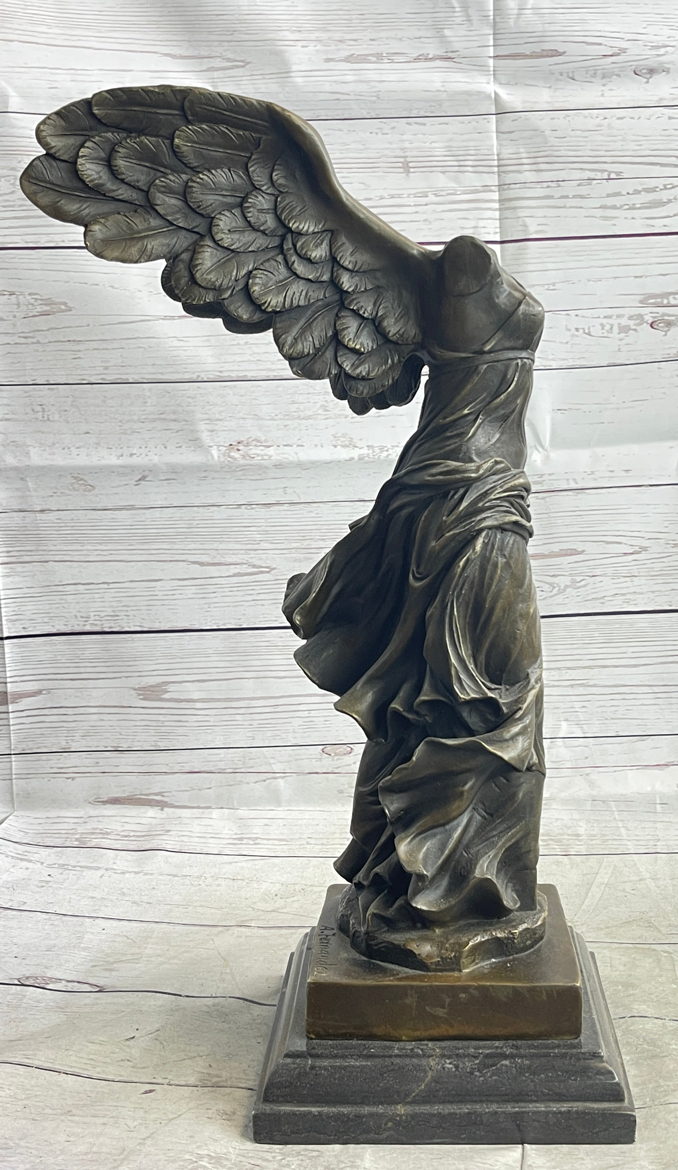 Winged Nike of Samothrace Sculpture Replica from the Louvre