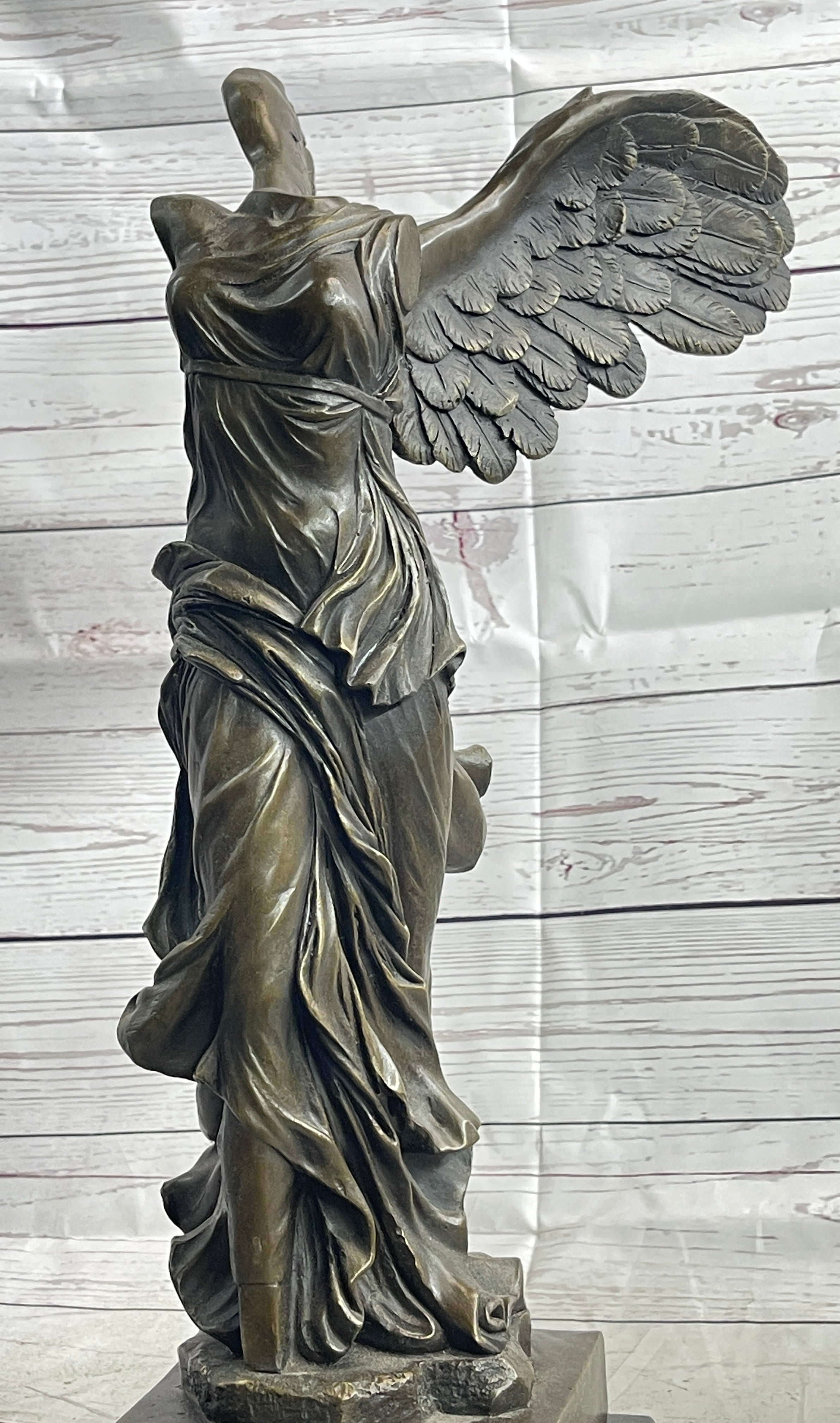 Winged Nike of Samothrace Sculpture Replica from the Louvre
