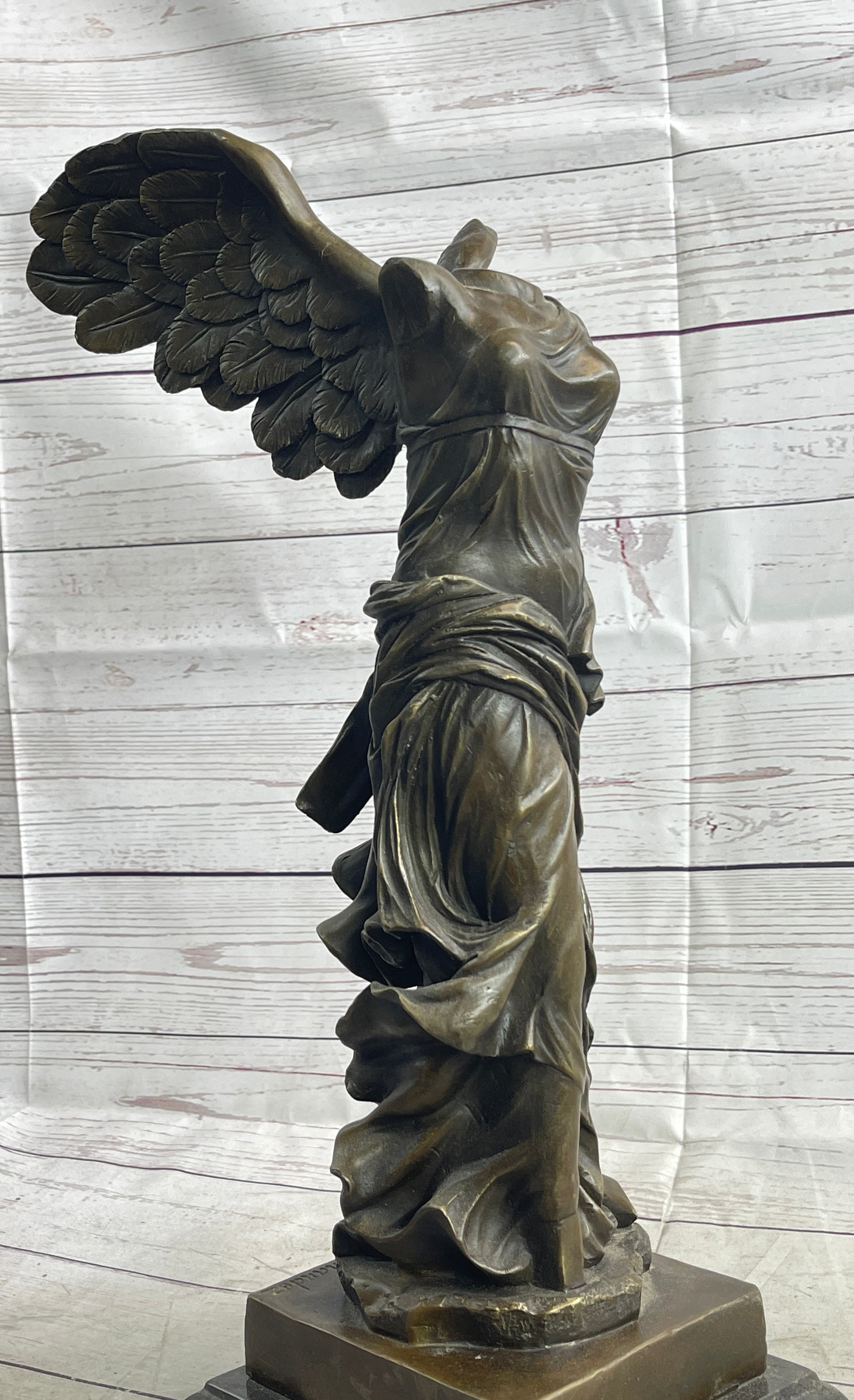 Winged Nike of Samothrace Sculpture Replica from the Louvre