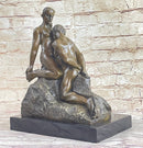 Eternal Idol (1889) by Auguste Rodin Bronze Sculpture on Marble