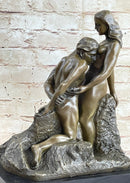 Eternal Idol (1889) by Auguste Rodin Bronze Sculpture on Marble