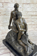 Eternal Idol (1889) by Auguste Rodin Bronze Sculpture on Marble