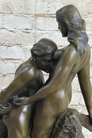Eternal Idol (1889) by Auguste Rodin Bronze Sculpture on Marble