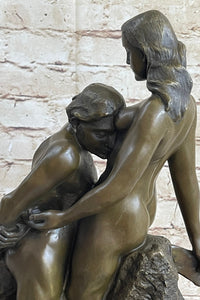 Eternal Idol (1889) by Auguste Rodin Bronze Sculpture on Marble