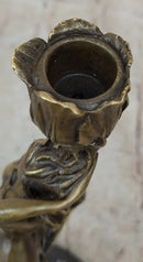 Bronze Candlestick Water Nymph Candle Holder by Milo