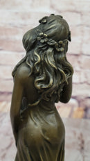Floral Bronze Maiden – Elegant Goddess by Aldo Vitaleh