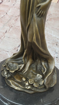 Floral Bronze Maiden – Elegant Goddess by Aldo Vitaleh