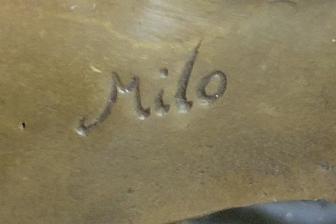 Milo “Maiden’s Gaze” Bronze Female Bust on Marble Base