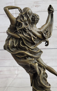 Romantic Nude Lovers Floating Bronze Sculpture Statue Love Romance Angels by Marioton