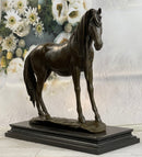 Signed Extra Large Arabian Horse Race Bronze Sculpture