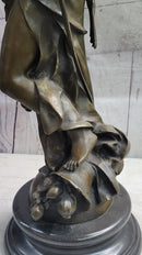 Winged Warrior Angel Archangel w/ Sword Bronze 37" x 13"