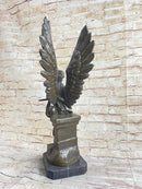 Winged Angel Warrior Goddess Nike Victory Bronze Sculpture