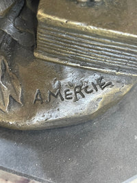 Winged Angel Warrior Goddess Nike Victory Bronze Sculpture