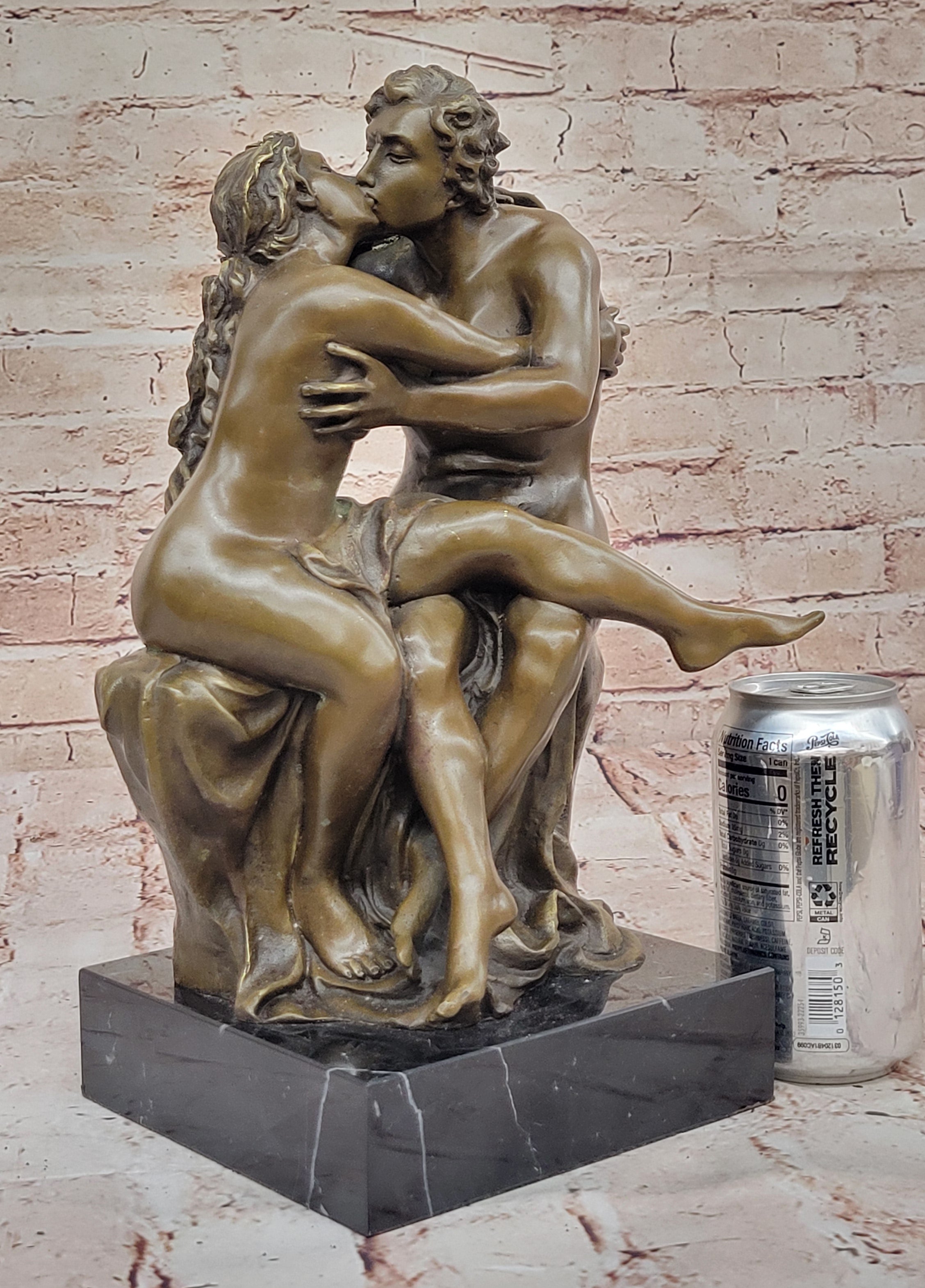 Rodin's 'The Kiss' Bronze Sculpture by Milo