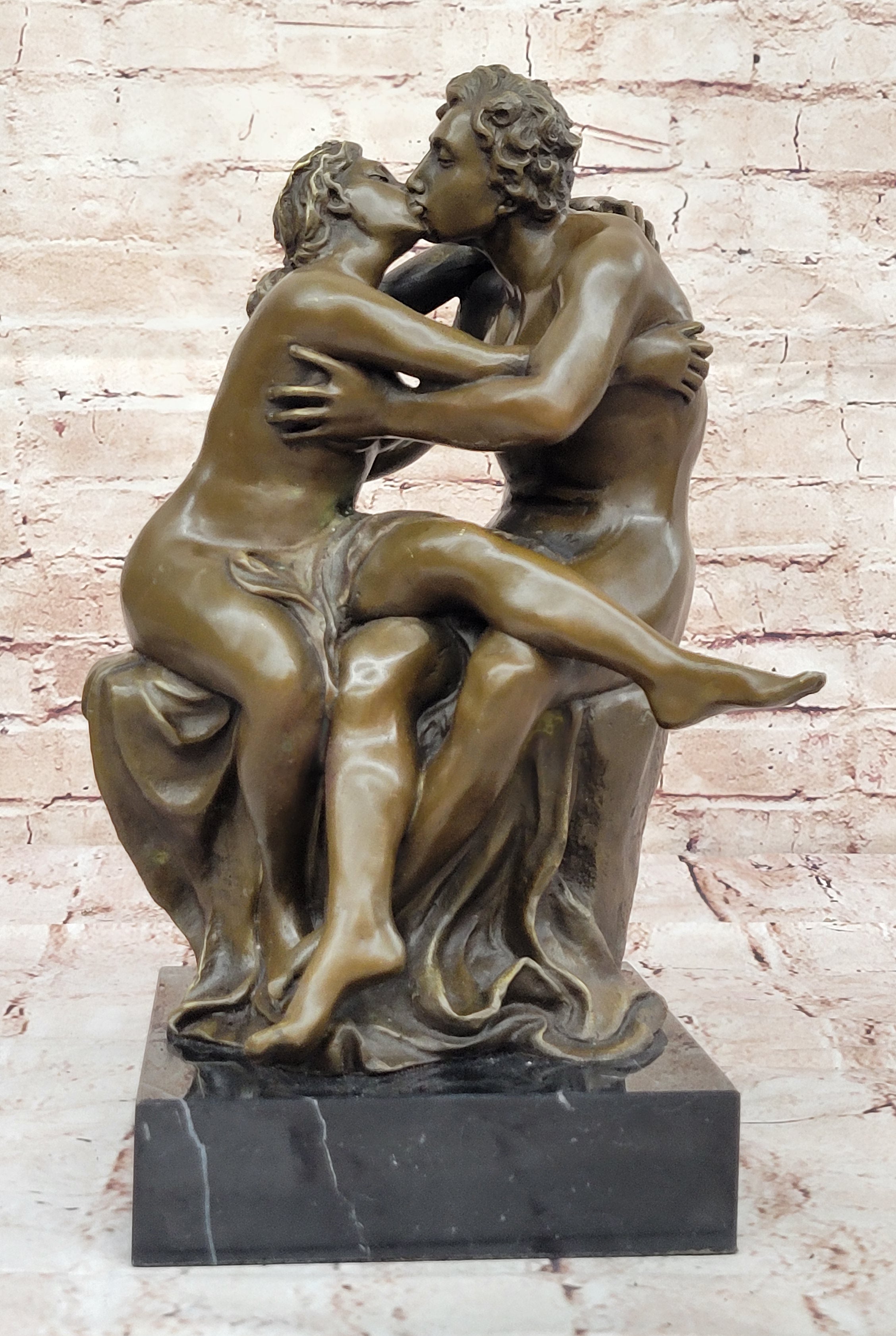 Rodin's 'The Kiss' Bronze Sculpture by Milo