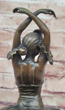 Ballerina Ballet Dancer 5th Position Bronze Sculpture Marble Base