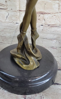 Young Girl Ballerina Ballet Dancer Bronze Metal Sculpture Milo
