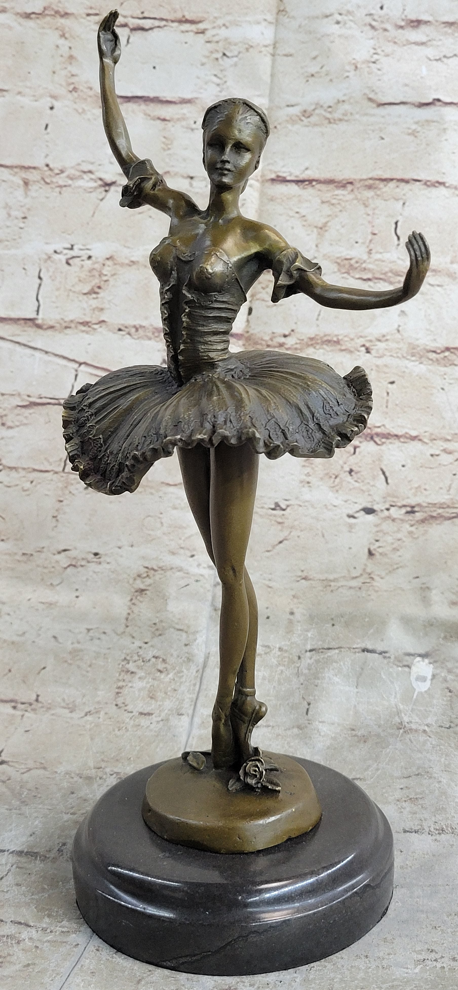 Ballerina Ballet Tutu Dance Class Bronze Sculpture