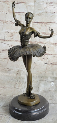 Ballerina Ballet Tutu Dance Class Bronze Sculpture