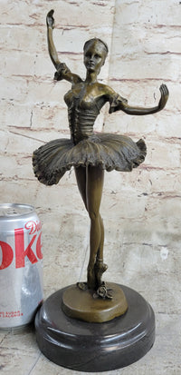 Ballerina Ballet Tutu Dance Class Bronze Sculpture