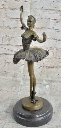 Ballerina Ballet Tutu Dance Class Bronze Sculpture