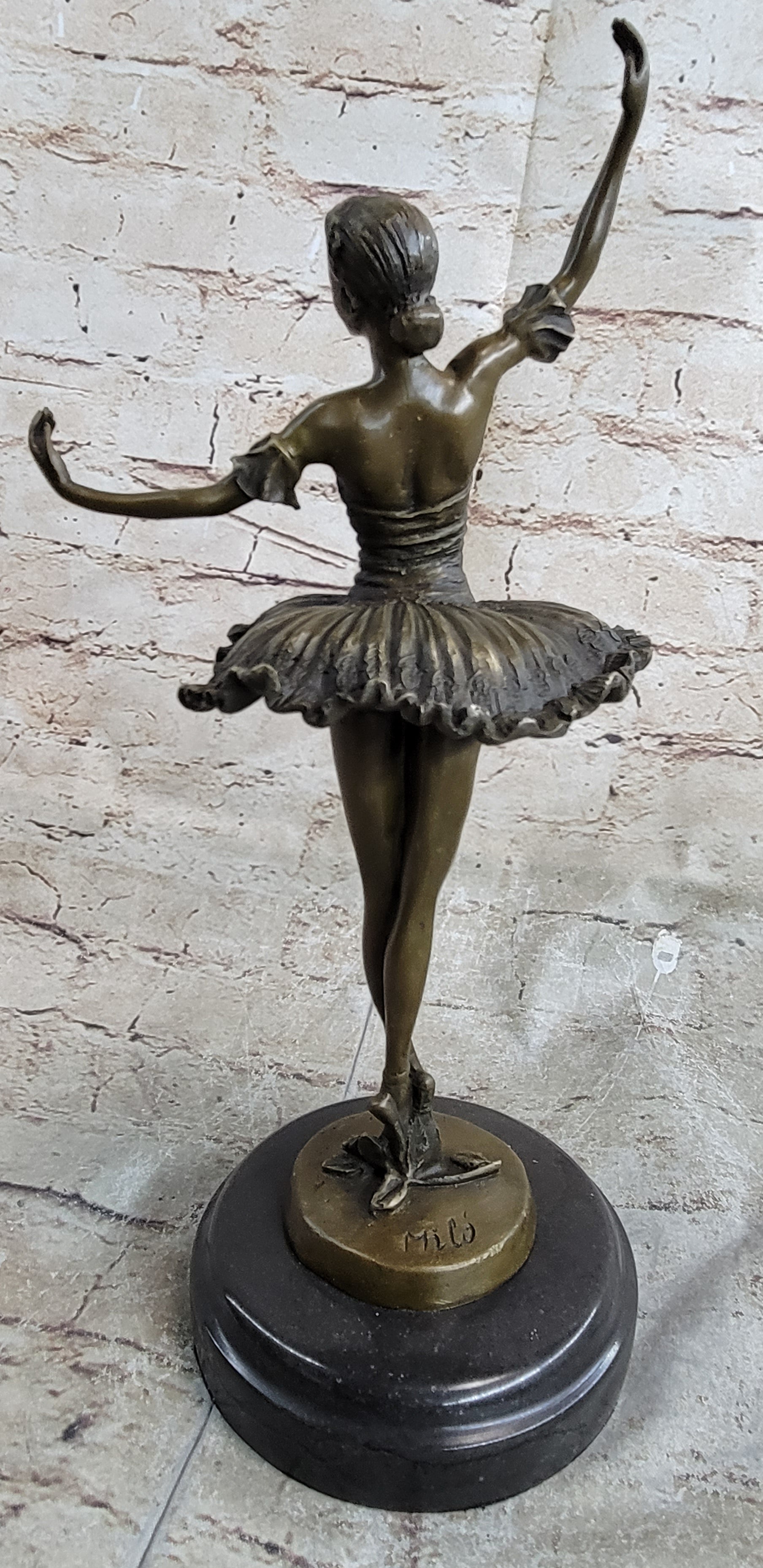 Ballerina Ballet Tutu Dance Class Bronze Sculpture