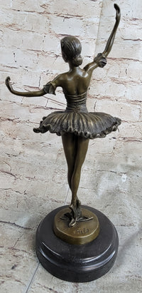 Ballerina Ballet Tutu Dance Class Bronze Sculpture