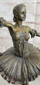 Ballerina Ballet Tutu Dance Class Bronze Sculpture
