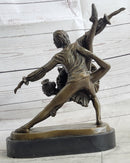 Two Russian Ballerinas Bronze Sculpture by Aldo Vitaleh