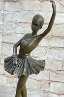 Prima Ballerina Dancer Figure Bronze 12" x 5" Marble Base