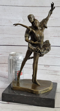 Ballet Dancers Male & Female Bronze Sculpture Art