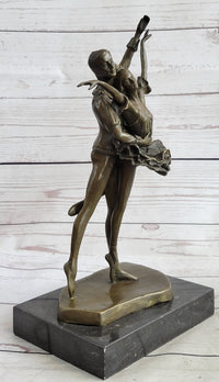 Ballet Dancers Male & Female Bronze Sculpture Art
