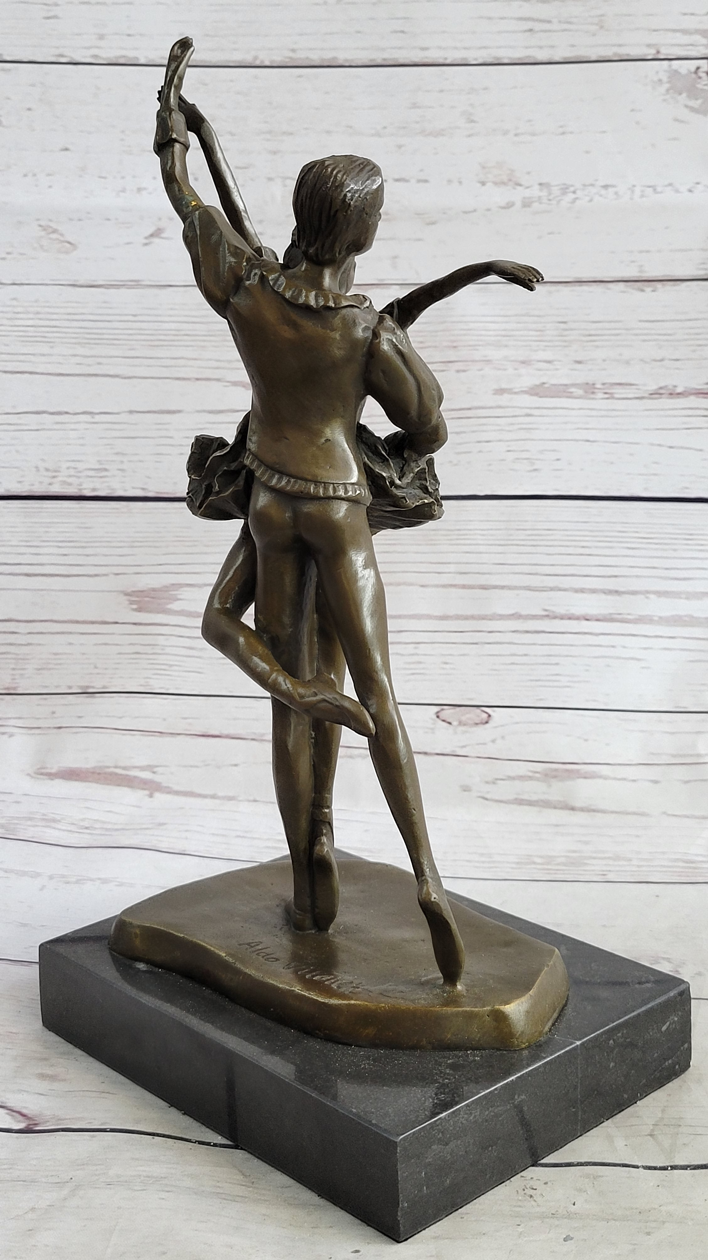 Ballet Dancers Male & Female Bronze Sculpture Art