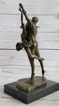 Ballet Dancers Male & Female Bronze Sculpture Art
