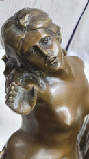 Nude Man Lifting Woman Bronze Sculpture Neoclassical Art 28" x 19"