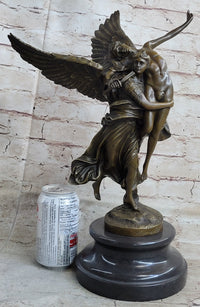 Signed Mercie Messenger of God Bronze Sculpture Angel