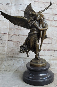 Signed Mercie Messenger of God Bronze Sculpture Angel
