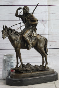 Lawrence of Arabia Bronze Sculpture Arabian Man on Horseback