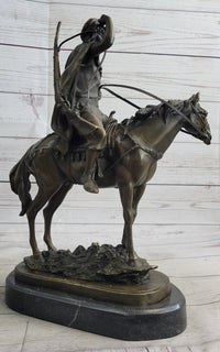 Lawrence of Arabia Bronze Sculpture Arabian Man on Horseback