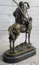Lawrence of Arabia Bronze Sculpture Arabian Man on Horseback