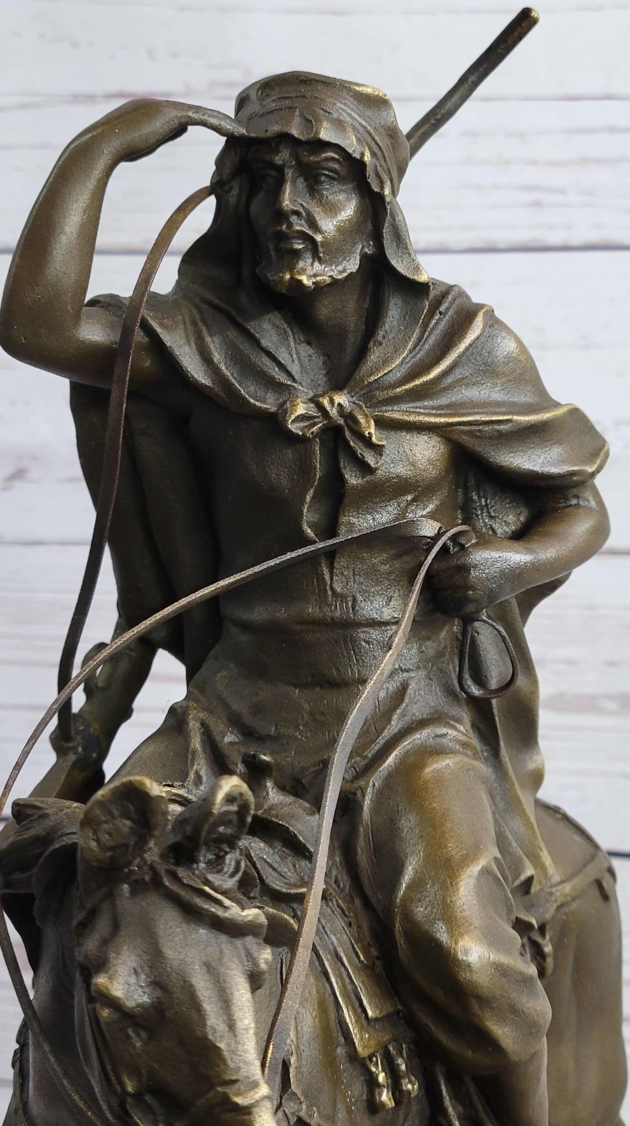 Lawrence of Arabia Bronze Sculpture Arabian Man on Horseback
