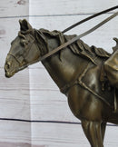 Lawrence of Arabia Bronze Sculpture Arabian Man on Horseback