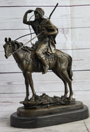 Lawrence of Arabia Bronze Sculpture Arabian Man on Horseback