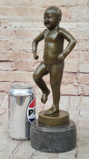 Angry Baby Stomping Foot Sinnataggen Bronze Sculpture Replica