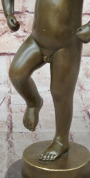 Angry Baby Stomping Foot Sinnataggen Bronze Sculpture Replica